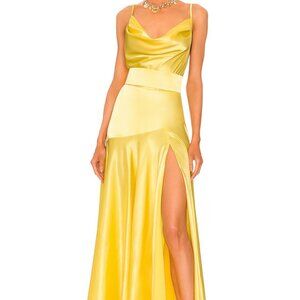 Bronx and Banco Maxi Gown in Canary Yellow